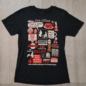 The Office Dunder Mifflin Quote Graphic T Shirt -Size:	S